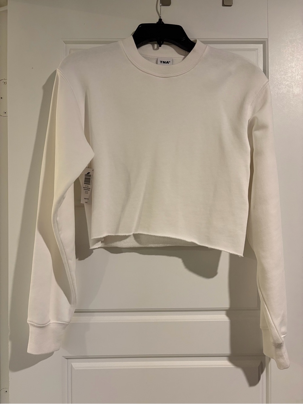 Aritzia | TNA Boyfriend Cropped Crewneck Sweatshirt | Sz 2XS (Fits like Sz S) - Picture 2 of 12